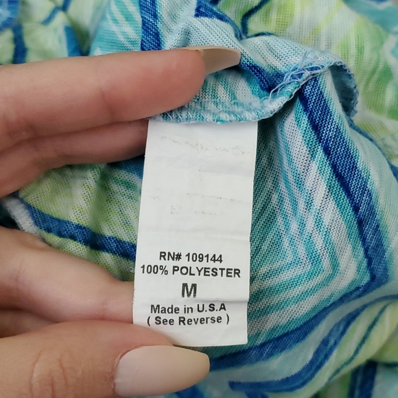 STUNNING COLORS Lily Bleu Beach dress/coverup size M - Picture 4 of 5